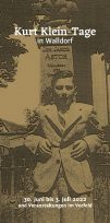 Flyer zu den Kurt Klein-Tagen 2022 in Walldorf