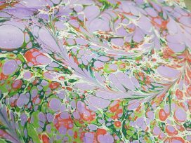 Beispiel für die Ebru-Kunst auch als Türkisches Marmorpapier bekannt