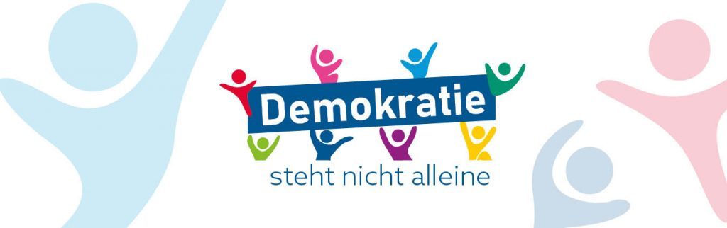 Logo zum Jahr der Demokratie des IB e.V. im Jahr 2024