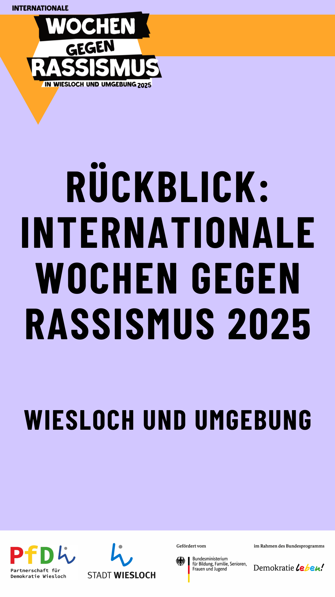 Rückblick Internationale Wochen gegen Rassismus 2025